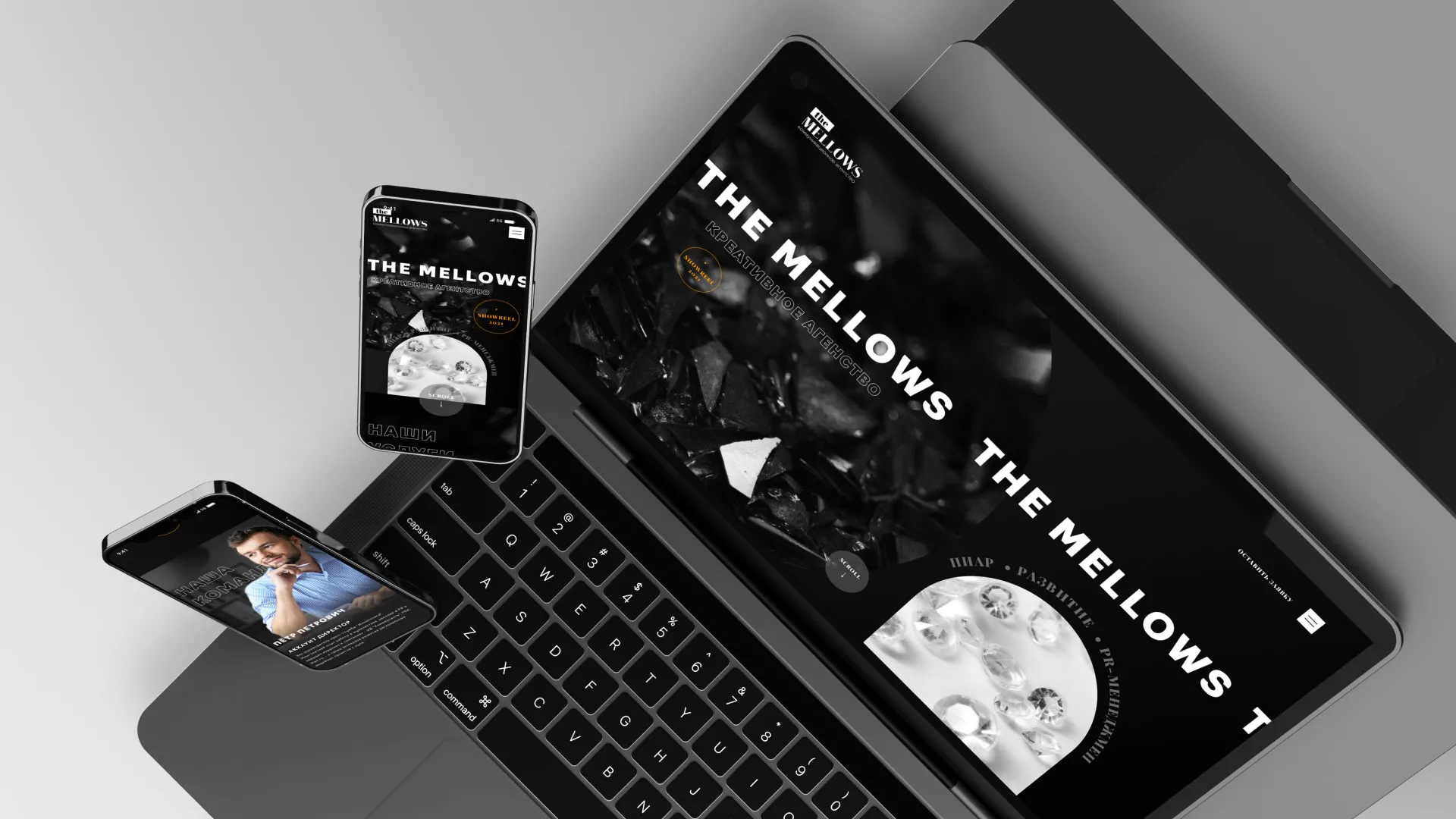 Разработка сайта креативного агентства «The Mellows» в Нижнем Новгороде