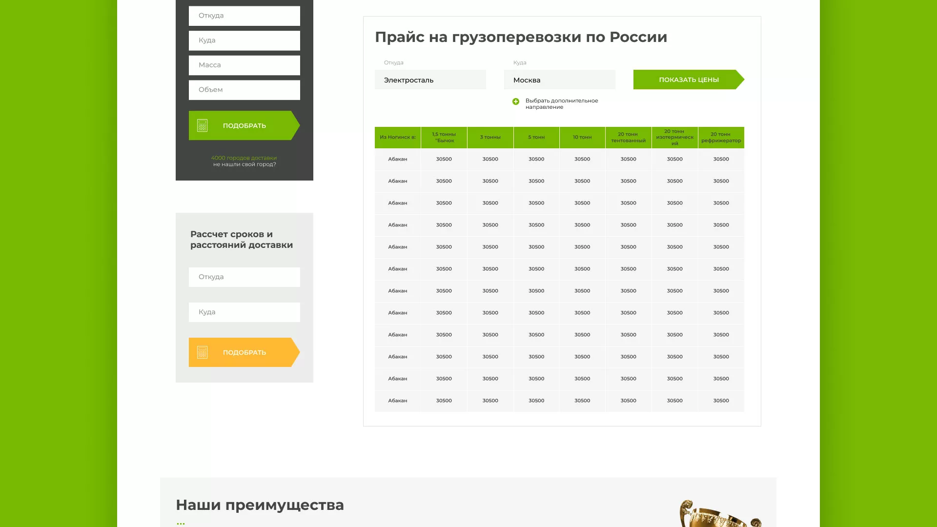 Разработка логотипа и сайта компании «Инком-Логистика» в Нижнем Новгороде