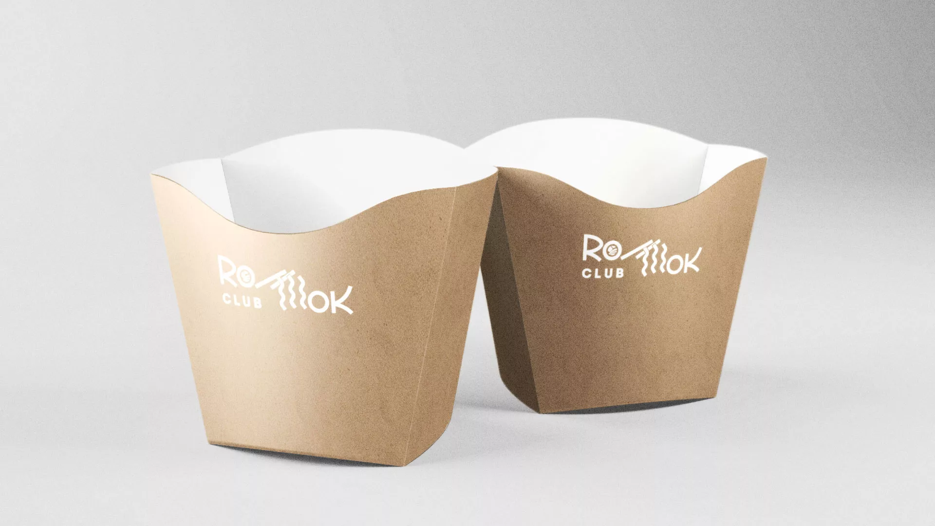 Создание логотипа суши-бара «Roll Wok Club» в Нижнем Новгороде