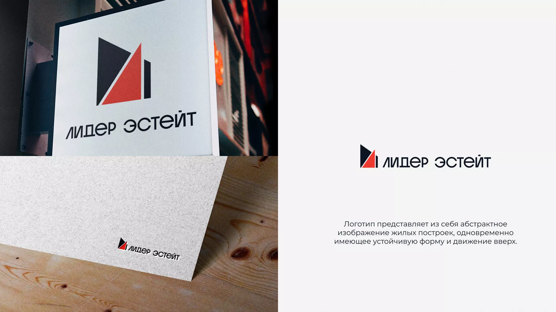Сделали логотип для агентства недвижимости «Лидер Эстейт» в Нижнем Новгороде