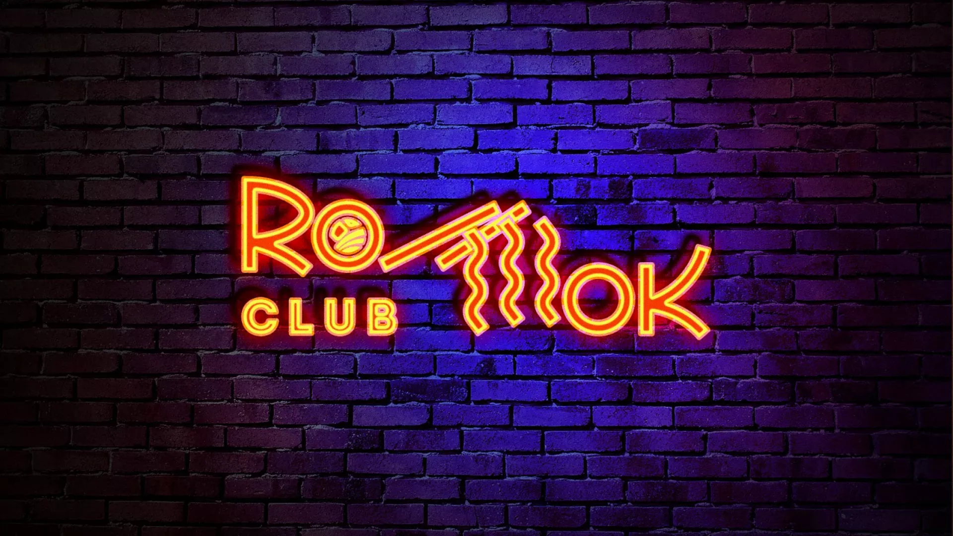 Разработка интерьерной вывески суши-бара «Roll Wok Club» в Нижнем Новгороде